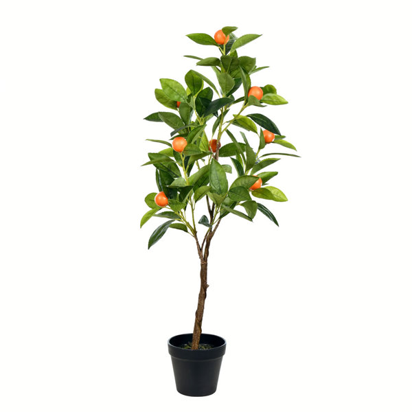 Gracie Oaks 29'' Faux Orange Tree & Reviews Wayfair